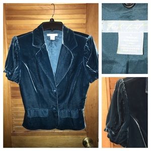 Fresh Twist Velvet evening jacket